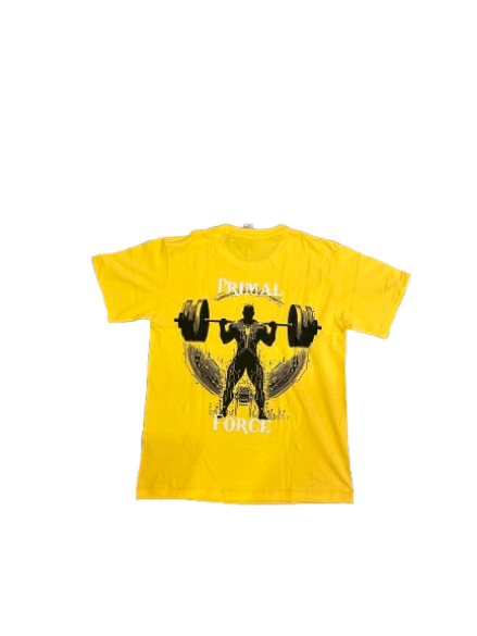 Primal Force Graphic Tee - Yellow